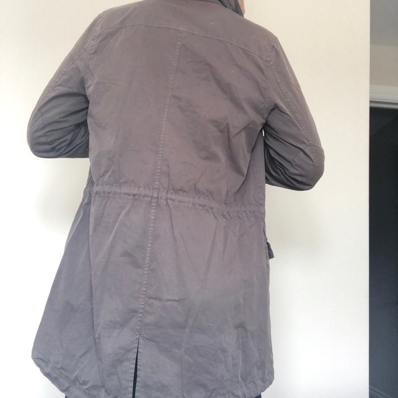 James Perse Elbow Patch Anorak Parka - Picture 6 of 16